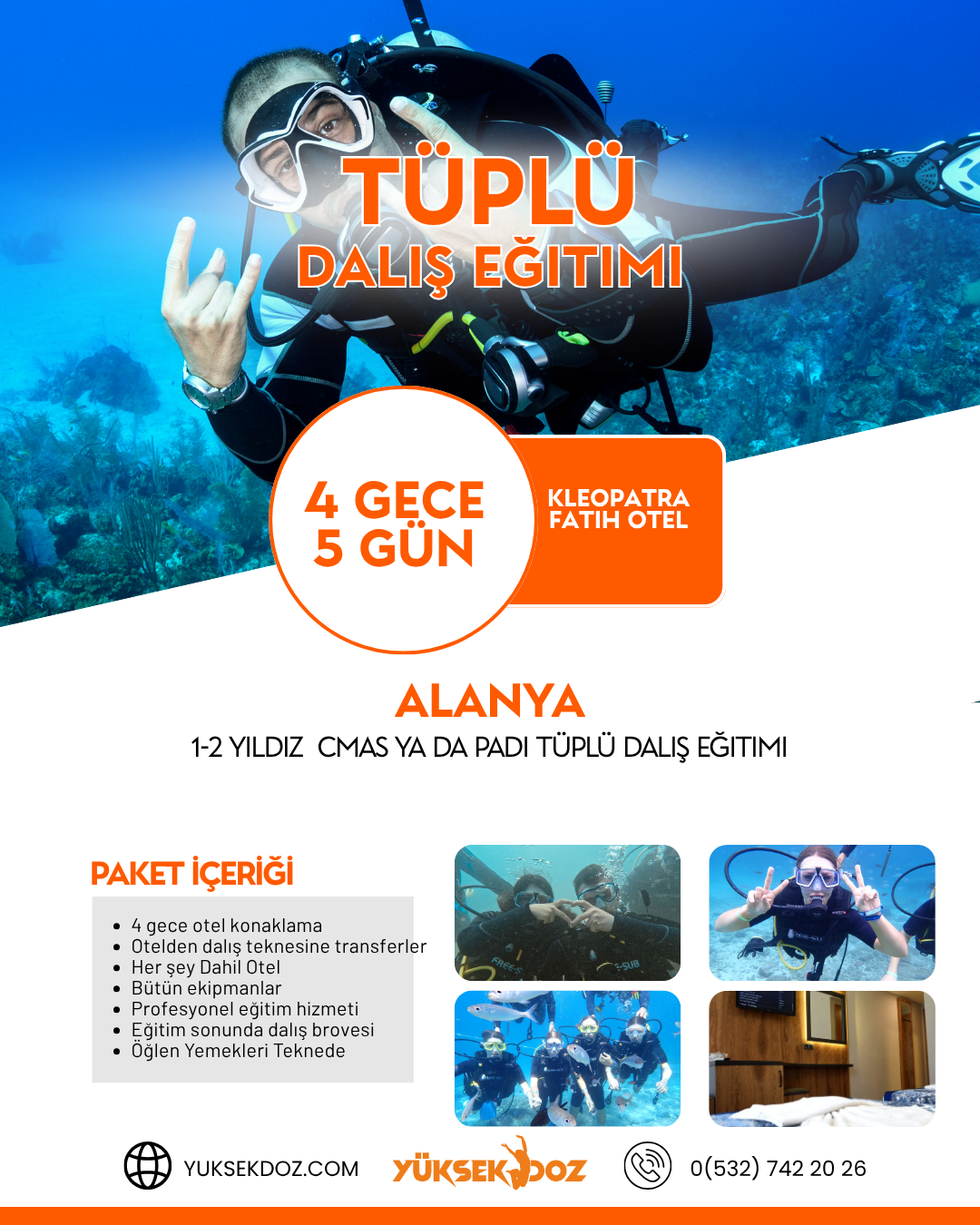 Tüplü Dalış Eğitimi